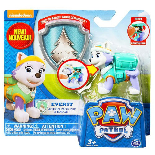 Paw Patrol Action Pack Badge Zuma Figure Spin Master - ToyWiz