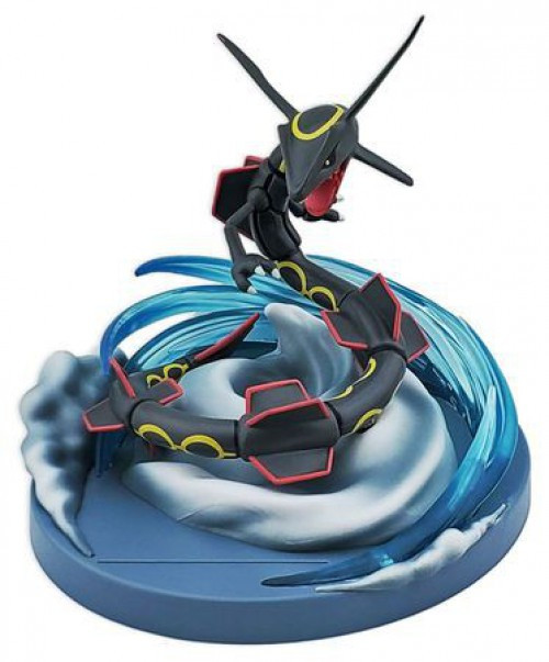 Pokemon Trading Card Game Shiny Rayquaza Card Holder Statue - ToyWiz