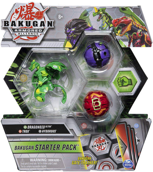 Bakugan Armored Alliance Dragonoid Ultra, Trox Hydorous 3-Figure