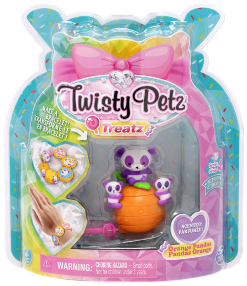 Twisty Petz Treatz Series 4 Orange Pandas Bracelet Spin Master ToyWiz