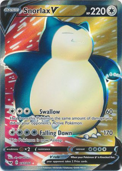 snorlax v pokemon card value Was this worth $45 : r/PokeInvesting Attack 2 Snorlax V 141/202 Price 2026