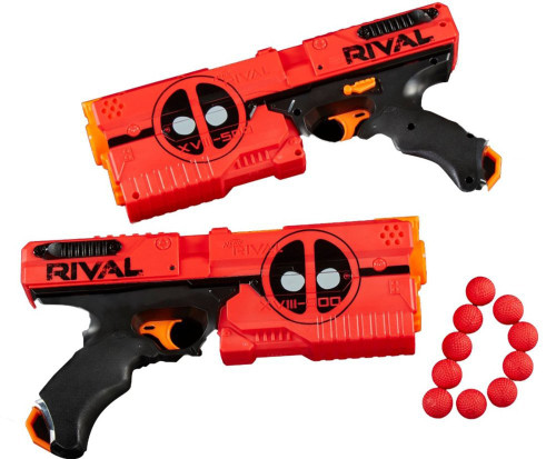 最新な Rival Nerf Deadpool Marvel Kronos Red Set Blaster XVIII-500 Xメン