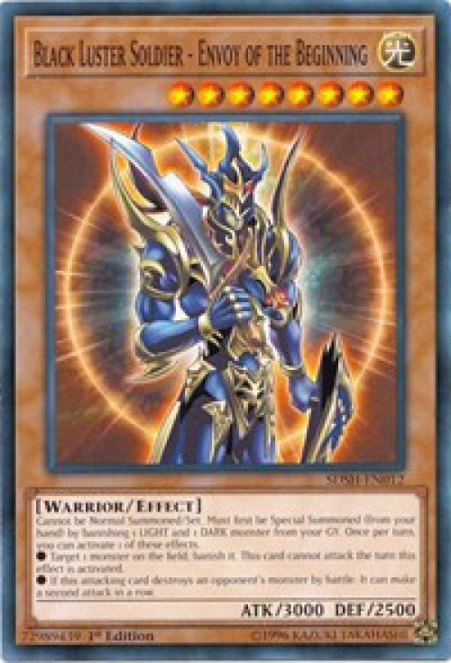 YuGiOh Shaddoll Showdown Structure Deck Single Card Common Black Luster  Soldier - Envoy of the Beginning SDSH-EN012 - ToyWiz