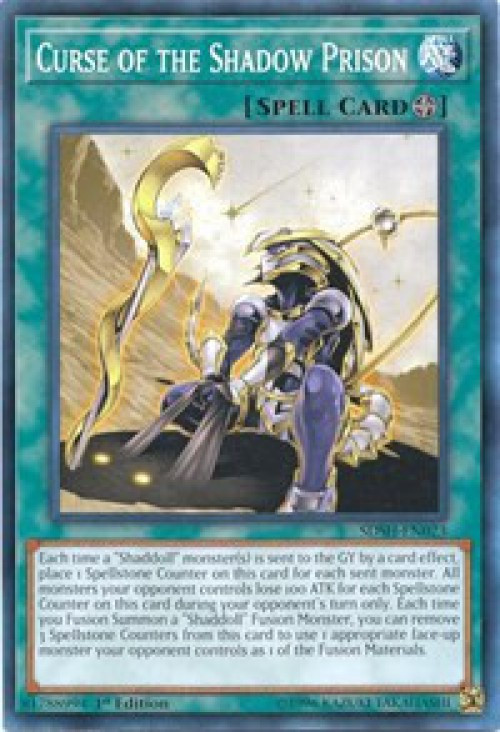 YuGiOh Shaddoll Showdown Structure Deck Single Card Common Curse of the  Shadow Prison SDSH-EN023 - ToyWiz