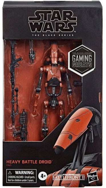 Star Wars Battlefront II Black Series Heavy Battle Droid 6 Action