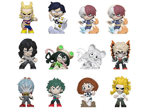 Backpack Clips My Hero Academia Mystery Box (24 Packs) 