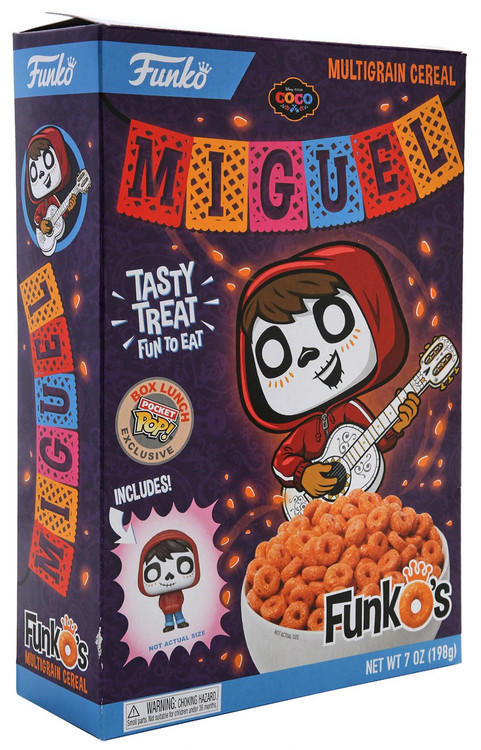 FunkOs Coco Miguel Exclusive 7 Ounce Breakfast Cereal - ToyWiz