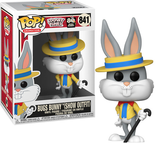 Funko Bugs 80th POP Animation Bugs Bunny Show Outfit Vinyl Figure 841 ...