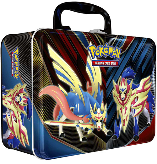 Pokemon 2020 SPRING Zacian Zamazenta Collectors Chest Tin Set 5