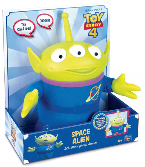 Disney Pixar Toy Story 4 Space Alien Plush Figure Lights Sounds
