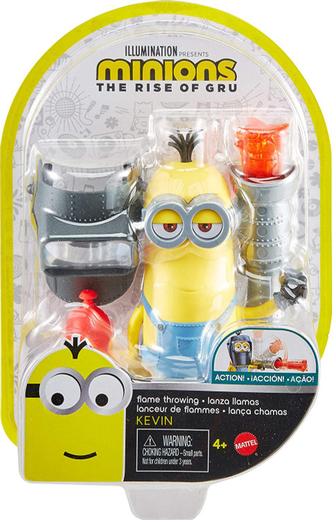 Minions Rise Of Gru Flame Throwing Kevin Action Figure Mattel Toywiz