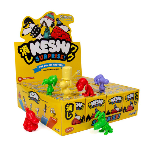 PEANUTS KESHISURPRISE 新品　24個　消しワク　フィギュア Keshi Surprise Peanuts Snoopy 1.75 Mystery Box 24 Packs