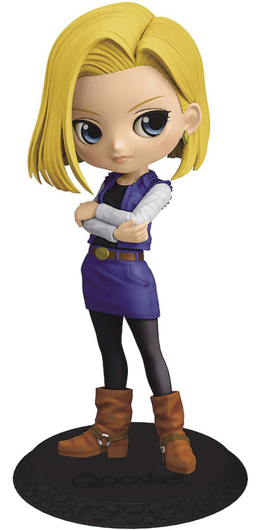 Dragon Ball Z Q Posket Android 18 5.5-Inch Collectible PVC Figure