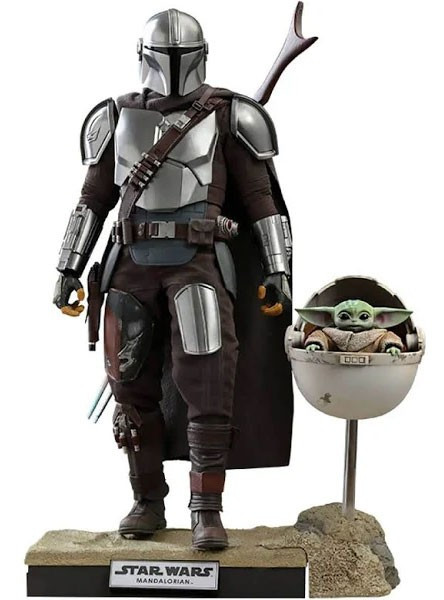 Star Wars The Mandalorian The Mandalorian With The Child 16 Collectible Figure Deluxe Version Hot Toys Toywiz - boba fetts jetpack roblox