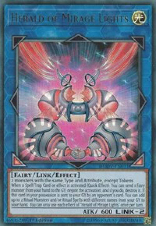 herald yugioh cards of Ultimateness + Oracle of the Herald Fairy Ritual Set destroy it Herald of Green Light -