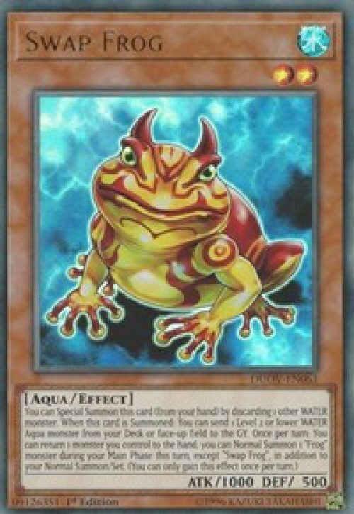 YuGiOh Duel Overload Ultra Rare Swap Frog DUOV-EN063