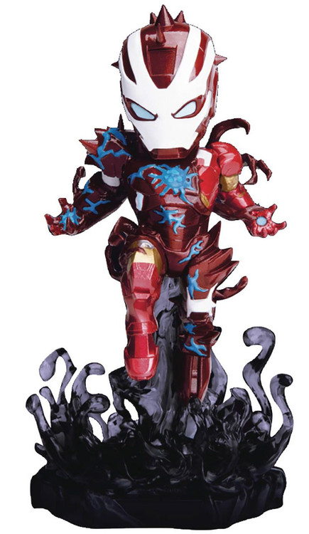 Marvel Mini Egg Attack Maximum Venom Venomized Iron Man 4 Statue