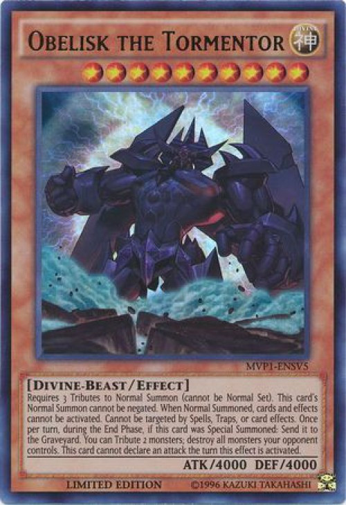 YuGiOh Dark Side of Dimensions Single Card Ultra Rare Obelisk the