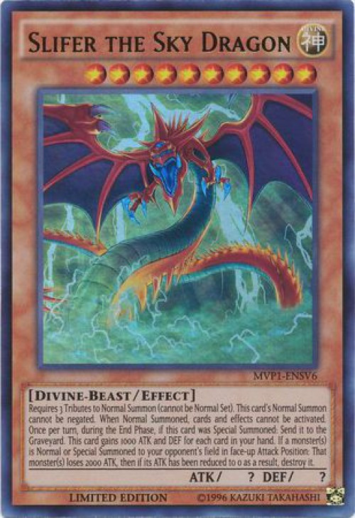 YuGiOh Dark Side of Dimensions Single Card Ultra Rare Slifer the