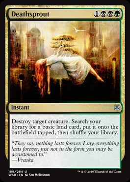 mtg war of the spark cards Magic Gathering The Search your library for a basic land card Finale of Eternity | War