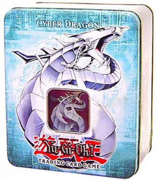 YuGiOh GX Trading Card Game 2006 Cyber Dragon Tin Set Konami - ToyWiz YuGiOh GX Trading Card Game 2006 Cyber Dragon Tin Set Konami - ToyWiz