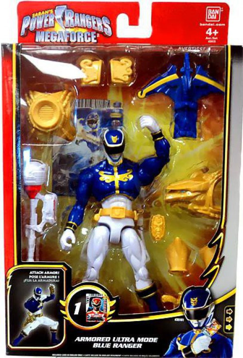 Power Rangers Megaforce Deluxe Armored Ultra Mode Blue Ranger