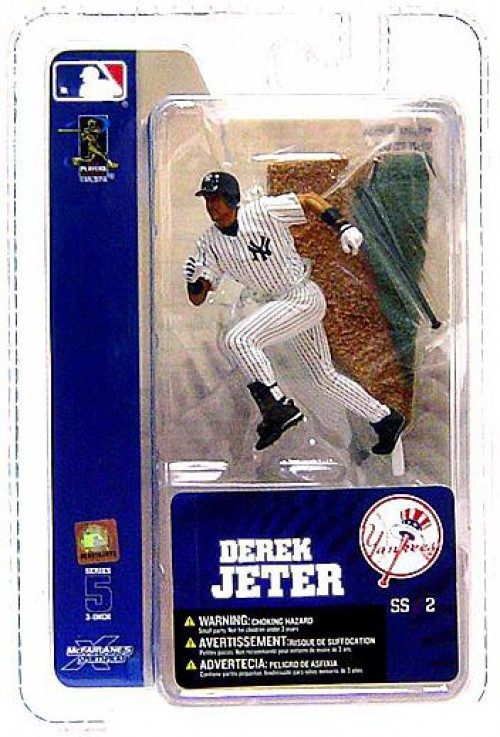 McFarlane Toys MLB New York Yankees Sports Picks Baseball Series 5 Derek  Jeter Action Figure Gray Jersey - ToyWiz