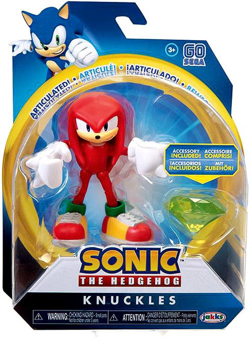 Knuckles The Echidna - Sonic the Hedgehog Super Posers wave 2 Action Figure  - Arte em Miniaturas