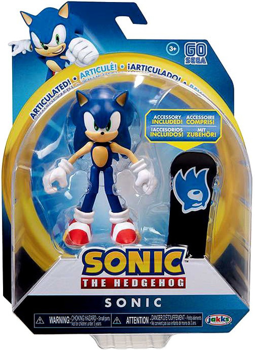 Action Figure SONIC THE HEDGEHOG WITH SNOWBOAD Jakks Pacific, Bonecos  Temáticos