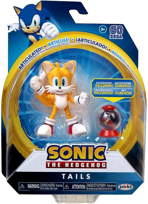 Sonic the Hedgehog Tails 2 1/2 Inch Wave 5 Action Figure – Insert