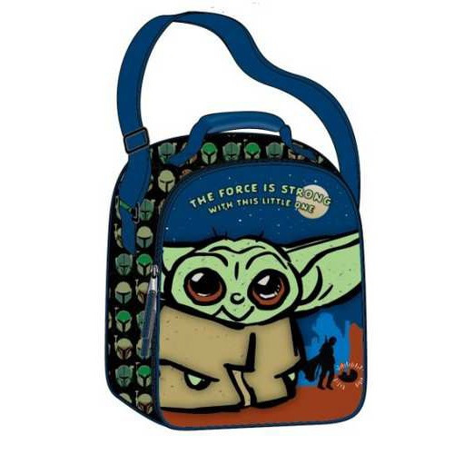 Star Wars The Mandalorian Baby Yoda Grogu 3-D Lunch Kit Long Strap ...