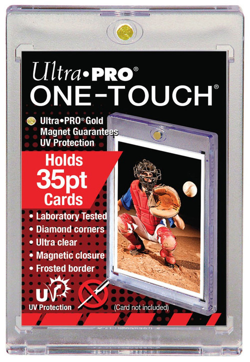 35pt Magnetic One-Touch Card Holder - Clear, Acid-Free & UV Protected For Pokemon, MTG, Yugioh, Baseball Cards Baseball Sports Trading Cards 35pt Magnetic One-Touch Card Holder - Clear, Acid-Free & UV Protected For Pokemon, MTG, Yugioh, Baseball Cards Baseball Sports Trading Cards