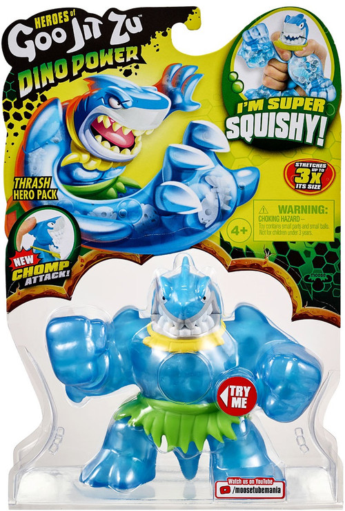 Heroes of Goo Jit Zu Dino Power Series 3 Thrash the Shark Action
