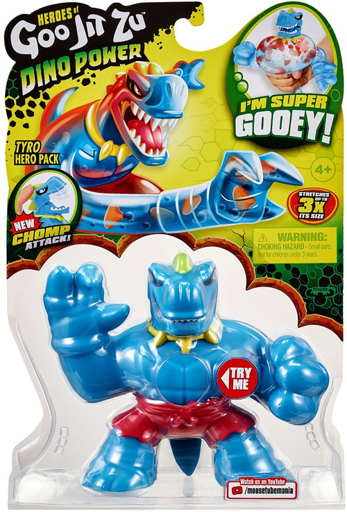 Heroes of Goo Jit Zu Dino Power Series 3 Tyro the T-Rex Action