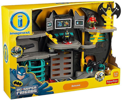 Fisher Price DC Super Friends Imaginext Batcave 3 Figure Set