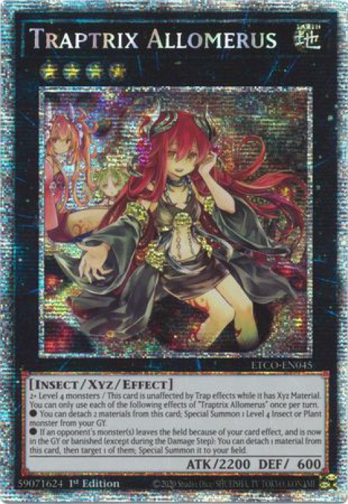 YuGiOh Eternity Code Single Card Starlight Rare Traptrix Allomerus