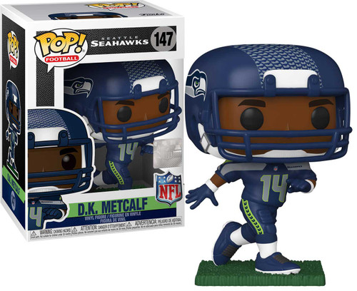 Funko NFL Seattle Seahawks POP! Football D.K. Metcalf Vinyl Figure #147