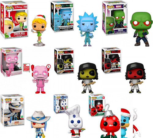 Funko POP Exclusive Set of 12 Vinyl Figures - ToyWiz