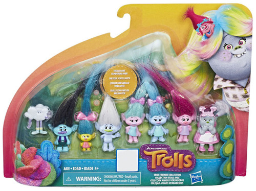 Trolls True Friends Collection Exclusive Mini Figure 8-Pack Hasbro Toys -  ToyWiz