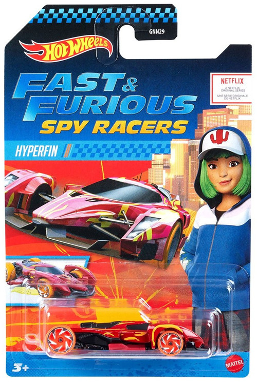 超激レア！！s-wings トムカレンモデル　フューチャーフィン Hot Wheels Fast Furious Spy Racers Hyperfin Diecast Car Red Mattel