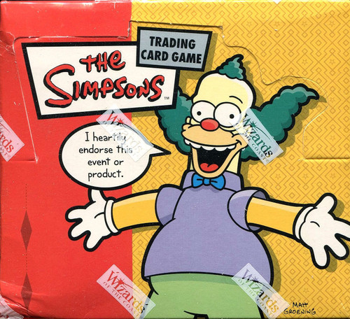 the simpsons booster box The Simpsons Trading Card Game main image 1