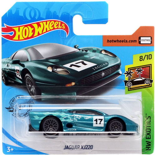 Hot Wheels HW Exotics Jaguar XJ220 164 Diecast Car 810 Short Card