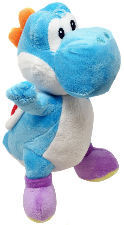 Super Mario Yoshi 10 Plush Blue Good Stuff Toys ToyWiz