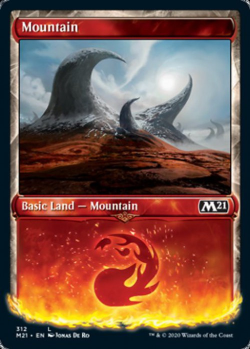 Magic The Gathering 2021 Core Set Single Card Land Mountain 312