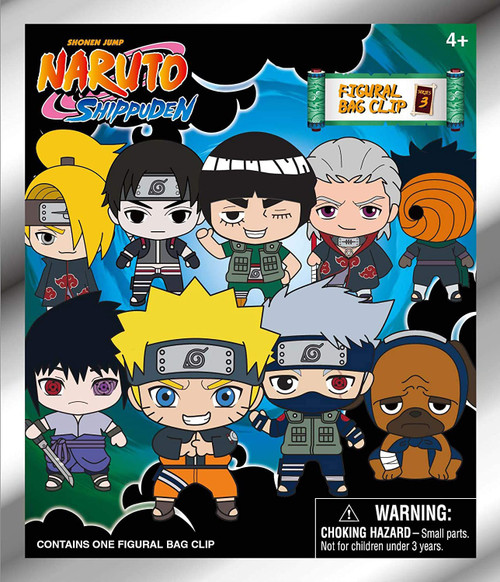 Naruto Shippuden 3D Figural Keyring Naruto Shippuden Series 2 Mystery Pack  1 RANDOM Figure Monogram - ToyWiz