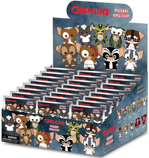 Gremlins Gremlins Plush Clip Mystery Box 2021, 24 Packs Monogram