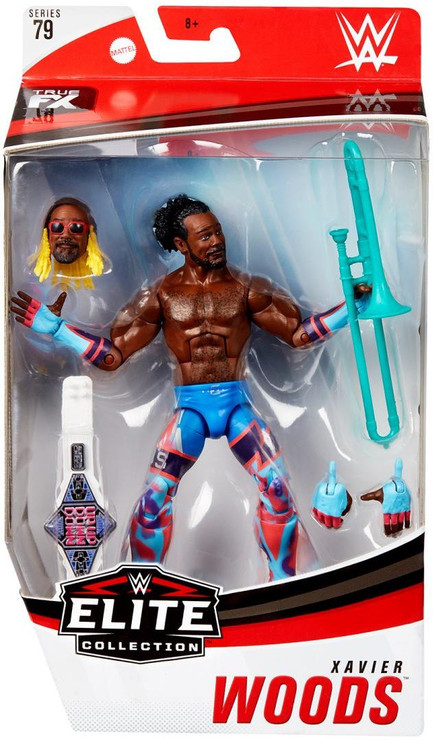 WWE Wrestling Elite Collection Series 79 Xavier Woods 7 Action
