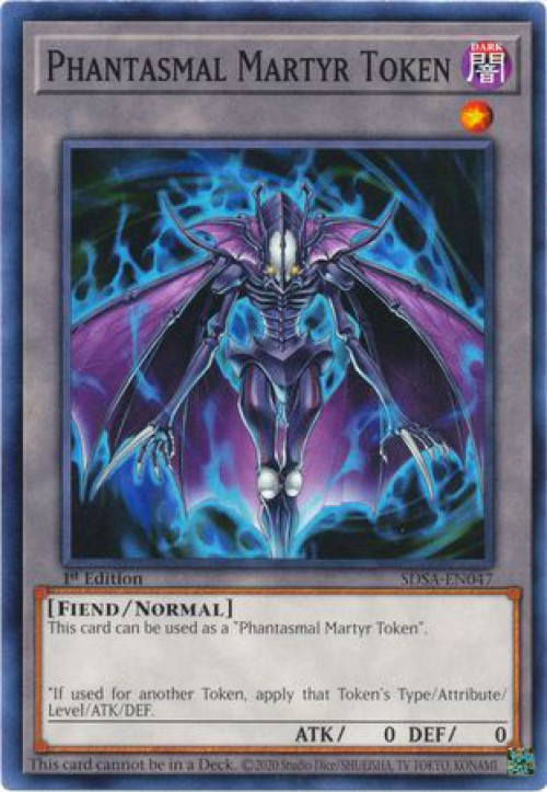 YuGiOh Sacred Beast Structure Deck Single Card Common Phantasmal Martyr Token SDSA-EN047 - ToyWiz YuGiOh Sacred Beast Structure Deck Single Card Common Phantasmal Martyr Token SDSA-EN047 - ToyWiz