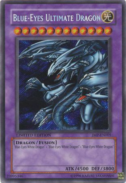 YuGiOh Shonen Jump Single Card Secret Rare Blue Eyes Ultimate