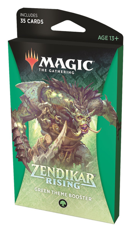 Magic The Gathering Zendikar Rising Green Theme Booster Pack 35